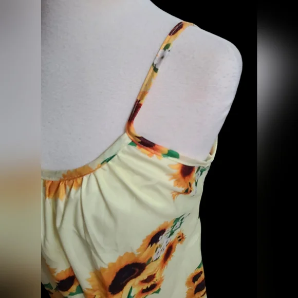 Unknown brand size L yellow dress - Picture 7 of 9